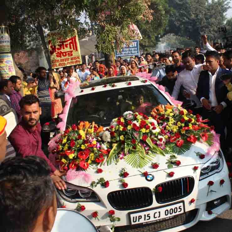 Bhuvneshwar Kumar BMW