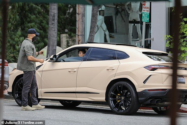 Hailey Bieber Lamborghini Urus