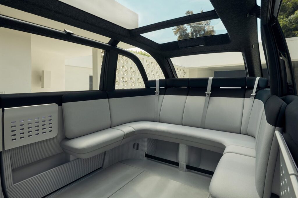 Canoo Lifestyle Vehicle's interior