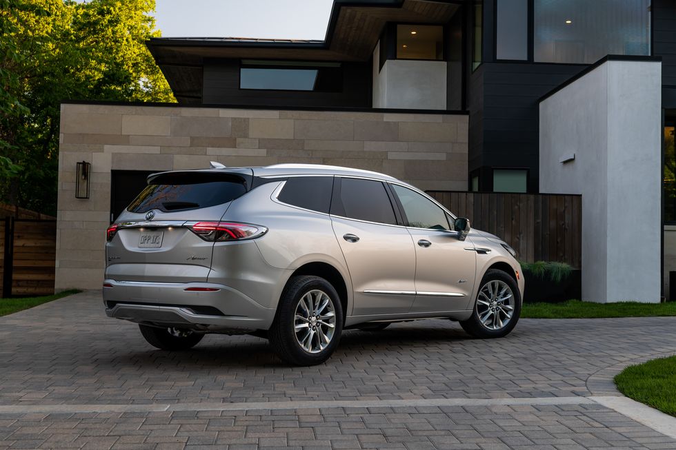 2023-buick-enclave-standing-with-rear-view