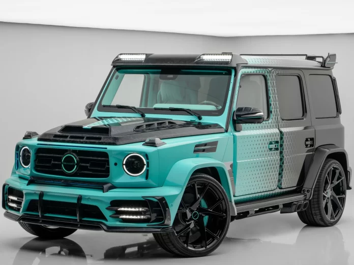 Mansory G63 AMG with Faded Turquoise Color Scheme