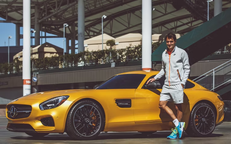 Roger Federer - Mercedes AMG GTS