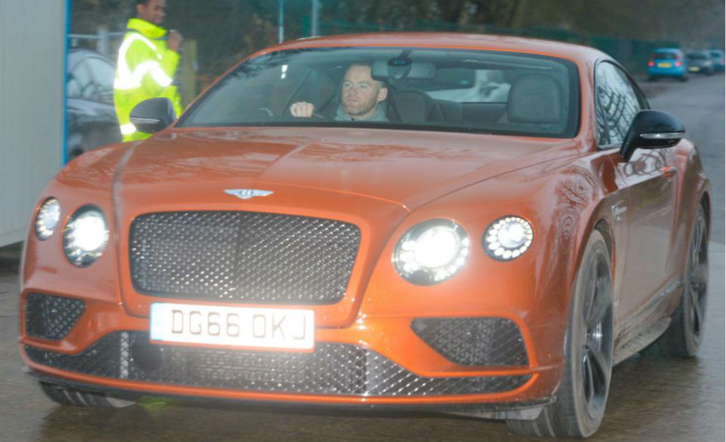 Wayne Rooney - Bentley Continental GT