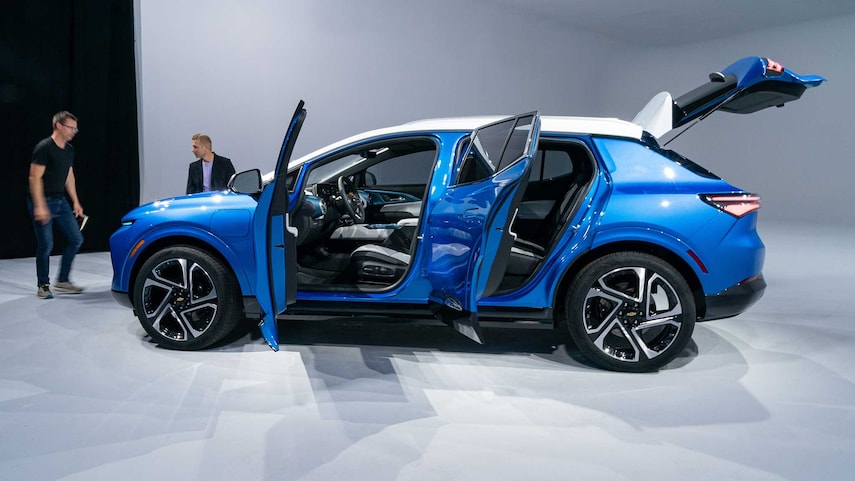 2024-Chevrolet-Equinox-EV-crossover-side-view-with-doors-open
