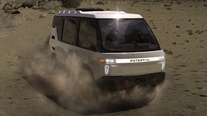 Potential-Motors-Adventure-1-Electric-Off-Road-RV-Front-Angle