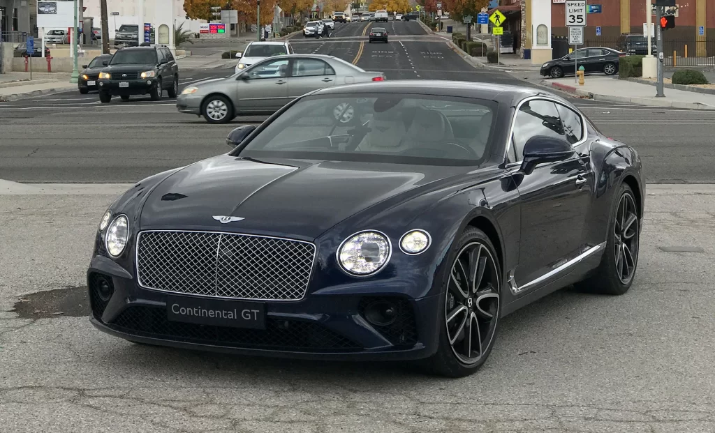2019-bentley-continental-gt-in-blue-front-angle
