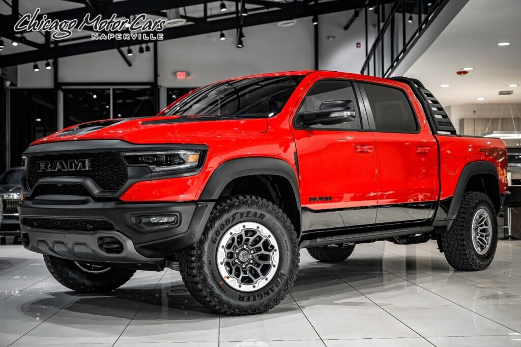 2021-ram-1500-trx-in-red-front-side-angle