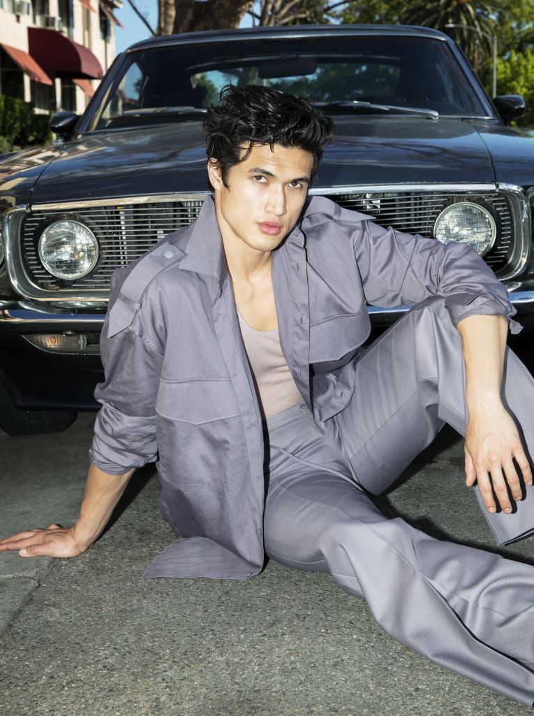 Charles Melton with his Car, Chevrolet Corvelle