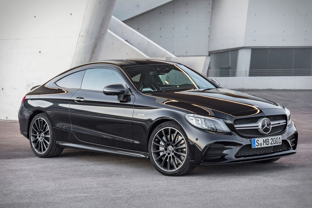 2019-mercedes-benz-c43-coupe-front-side-angle-21motoring