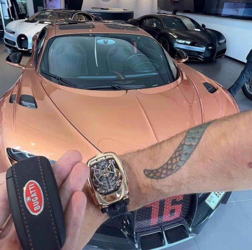 Andrew Tate Bugatti Watch