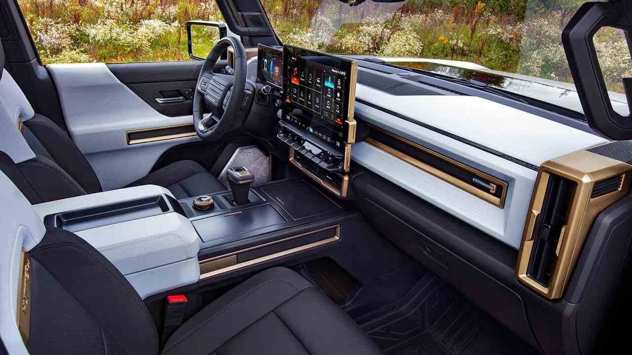 Hummer EV SUV Interior