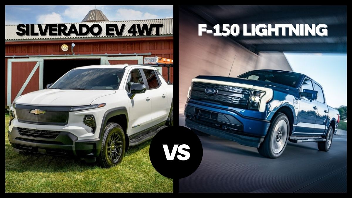 2024 Chevy Silverado EV 4WT VS Ford F150 Lightning Comparison