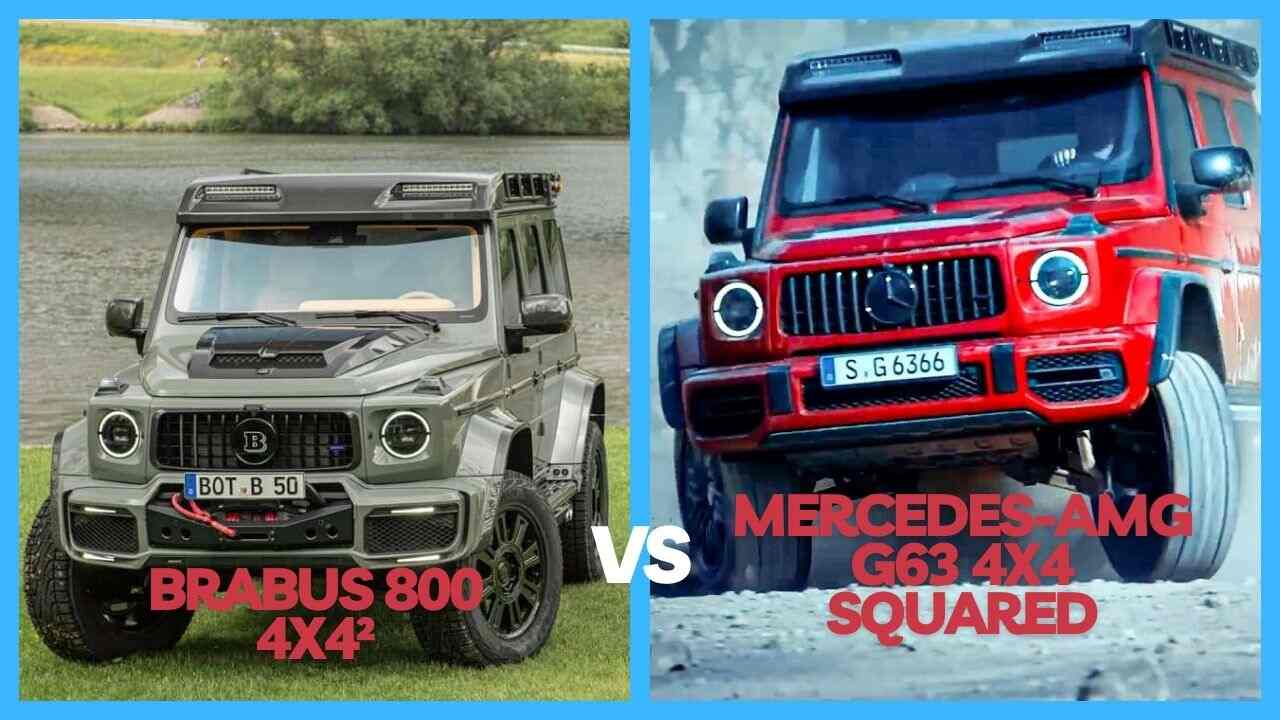 BRABUS-800-4X4²-vs-Mercedes-AMG-G63-4x4-Squared-Comparison