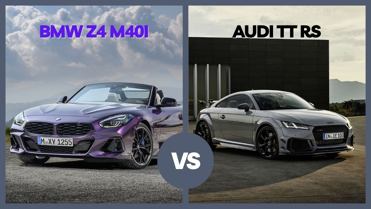 2023 BMW Z4 M40i vs Audi TT RS