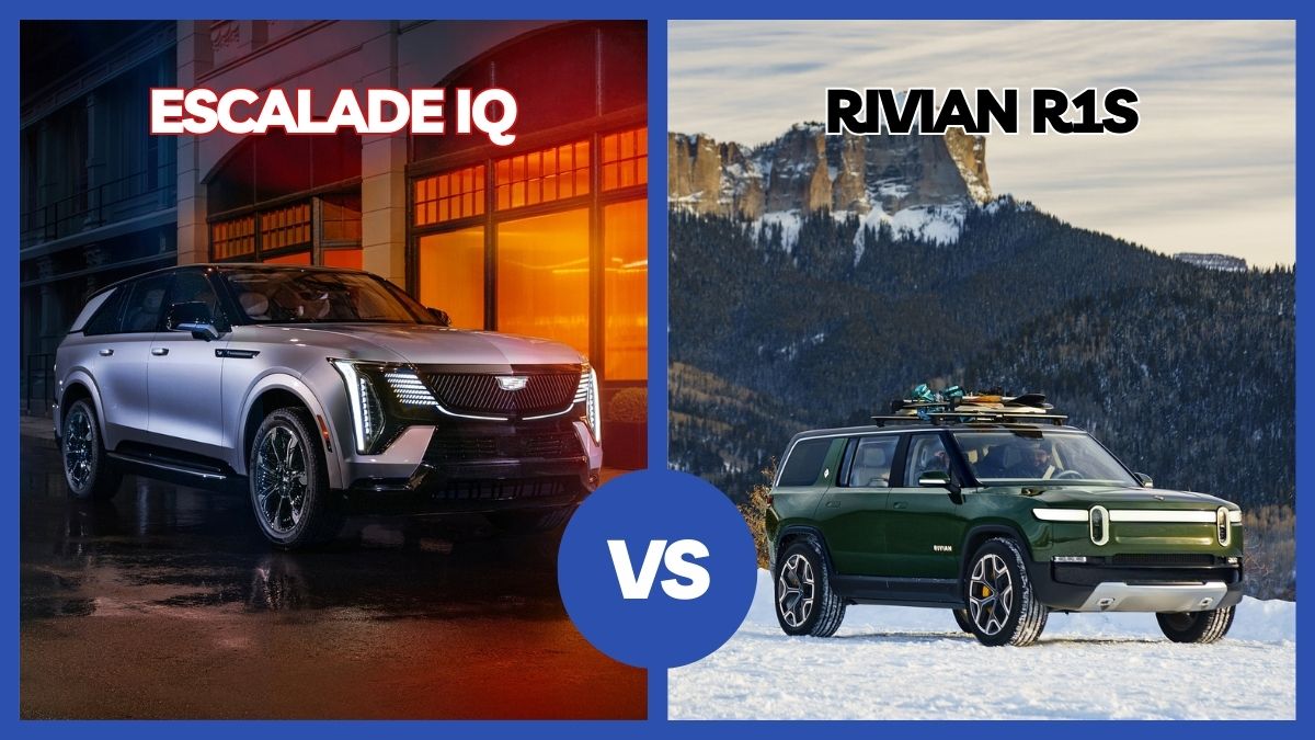 Cadillac Escalade IQ vs Rivian R1S