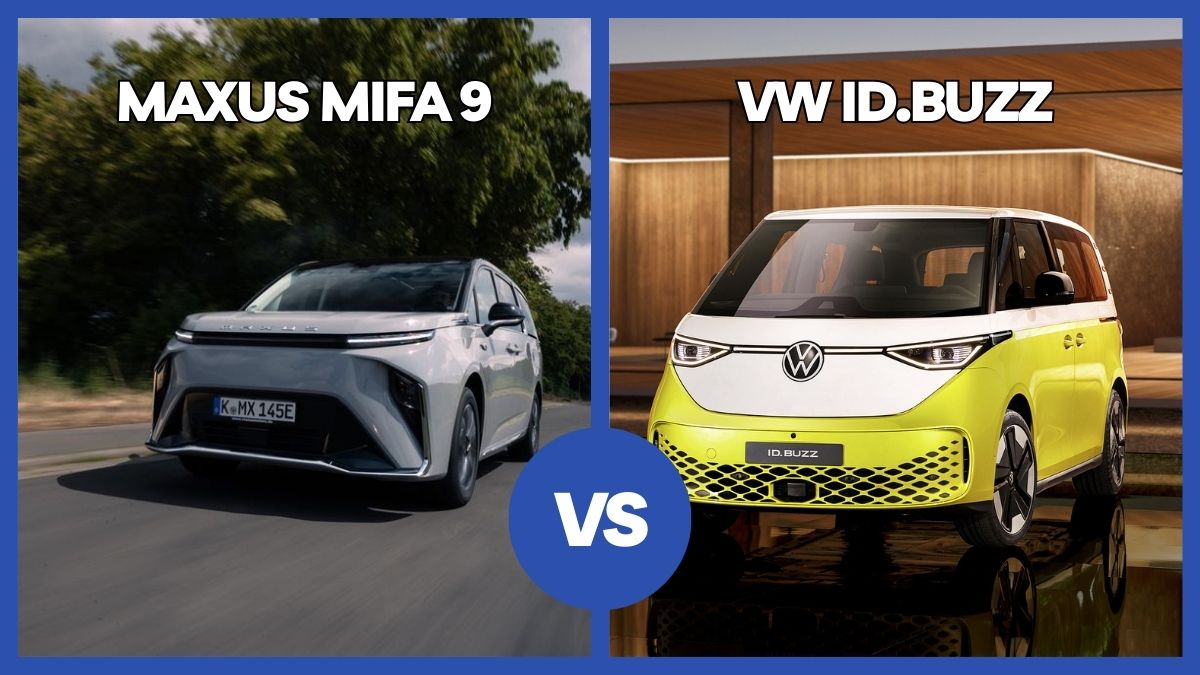 SAIC Maxus MIFA 9 vs Volkswagen ID. Buzz