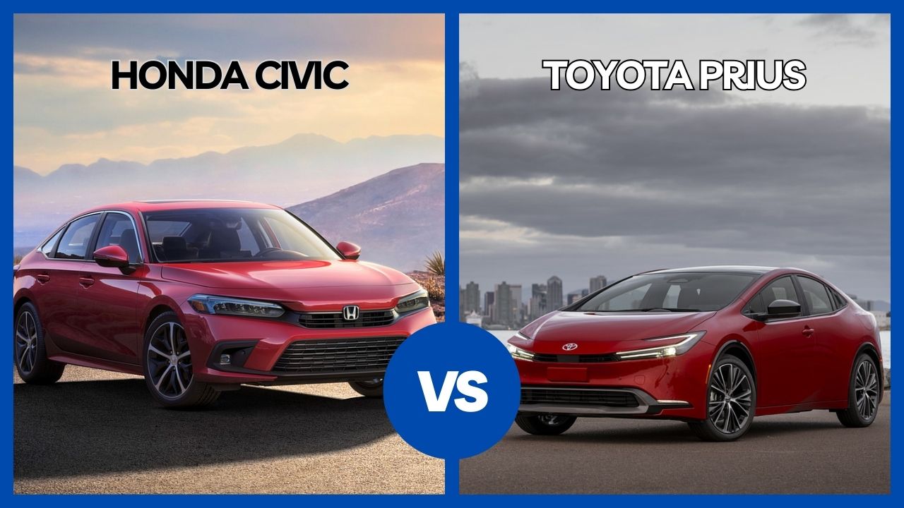 2024 Honda Civic vs Toyota Prius