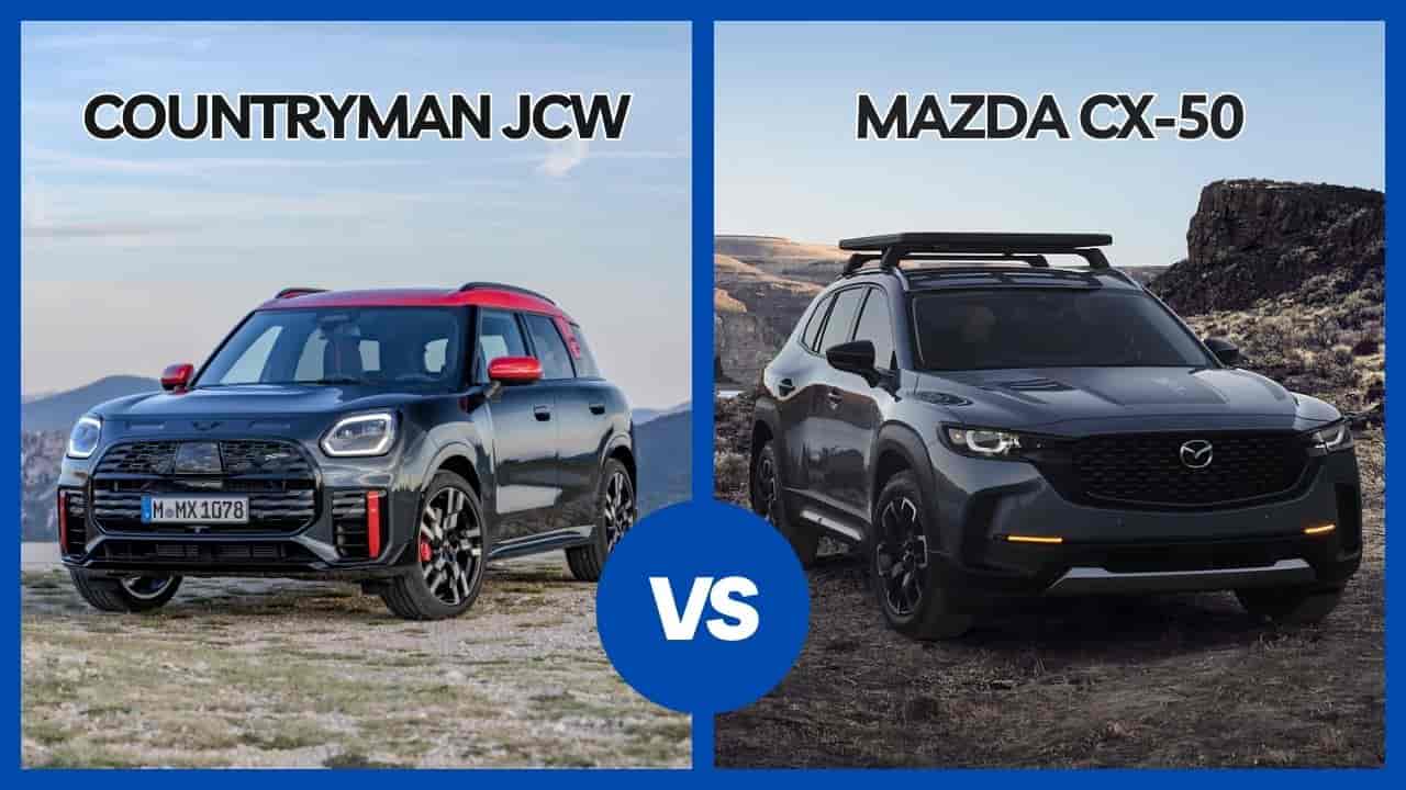 2025 Mini Countryman JCW vs Mazda CX-50