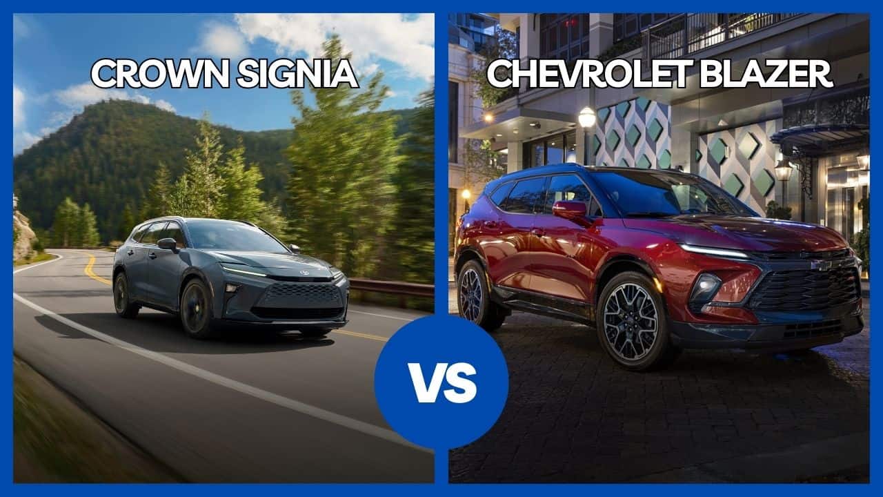 2025 Toyota Crown Signia vs Chevrolet Blazer
