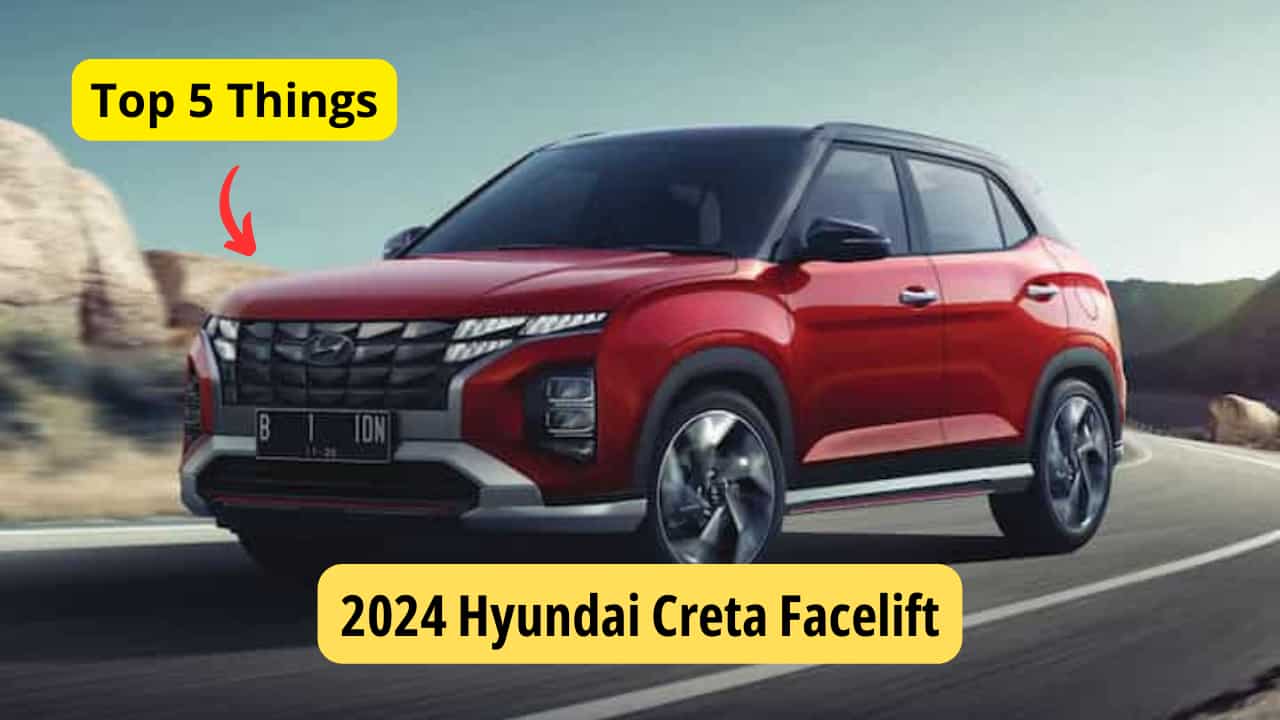 5 Things To Know About The 2024 Hyundai Creta Facelift