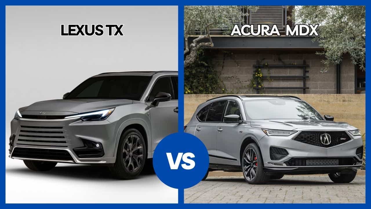 2024 Lexus TX vs Acura MDX
