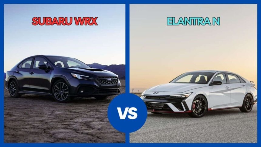 2024 Subaru WRX vs Hyundai Elantra N