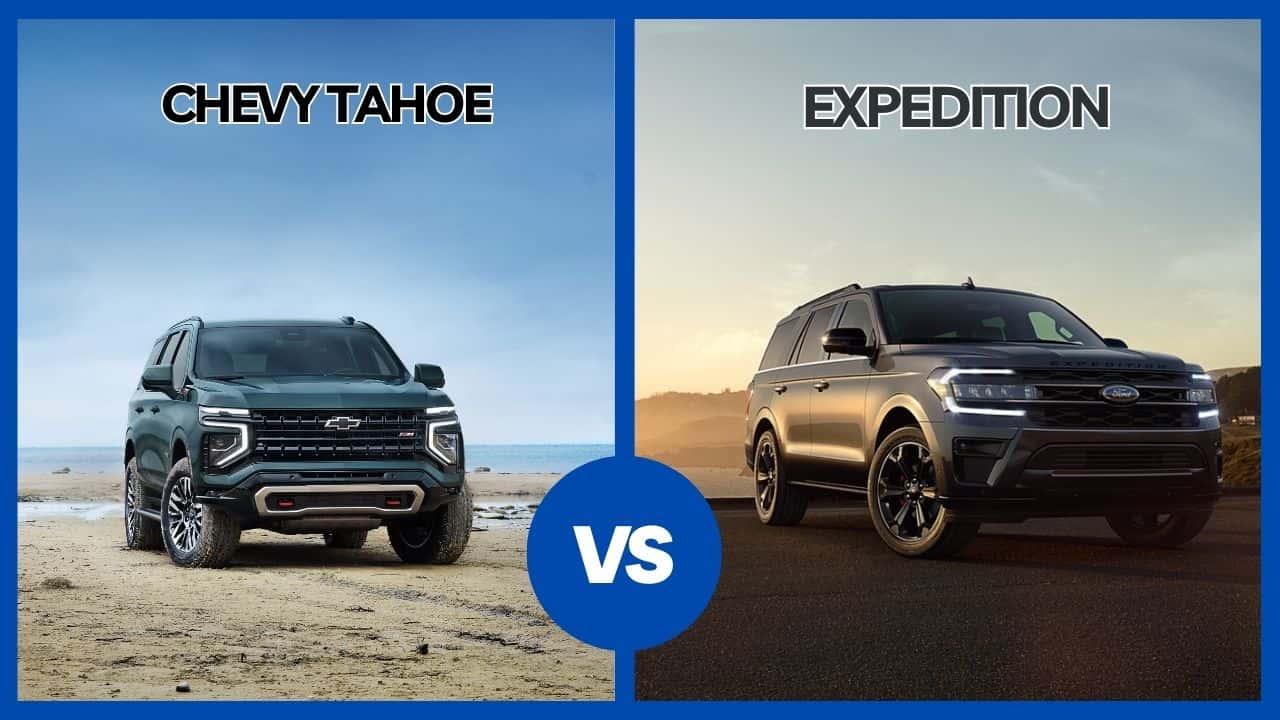 2025 Chevrolet Tahoe vs Ford Expedition