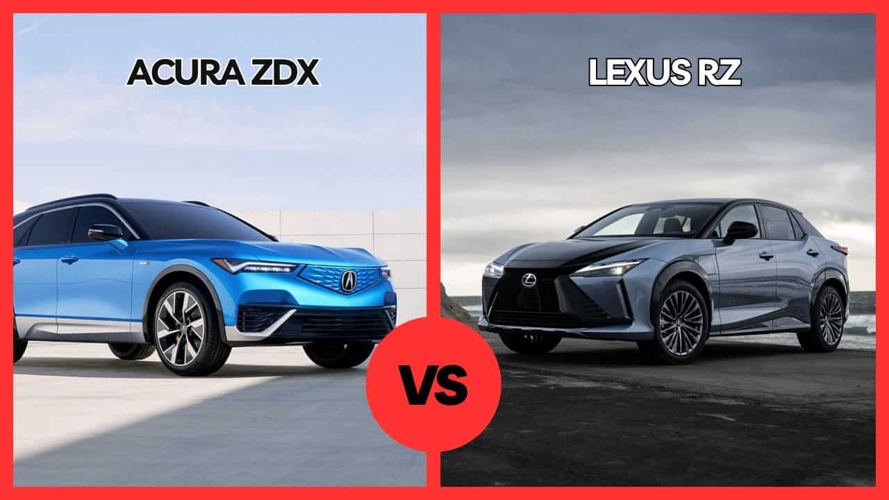 2024 Acura ZDX vs Lexus RZ