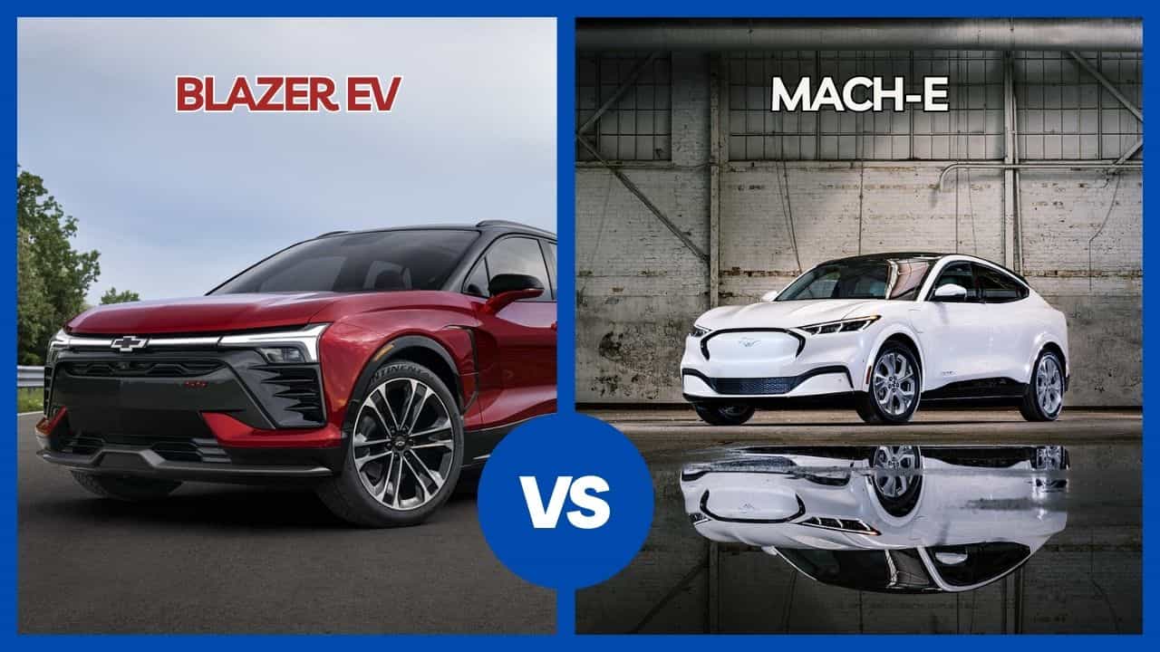 2024 Chevrolet Blazer EV vs Ford Mustang Mach-E