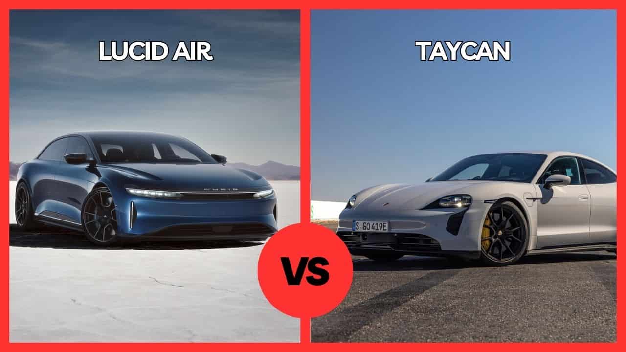 2024 Lucid Air vs Porsche Taycan