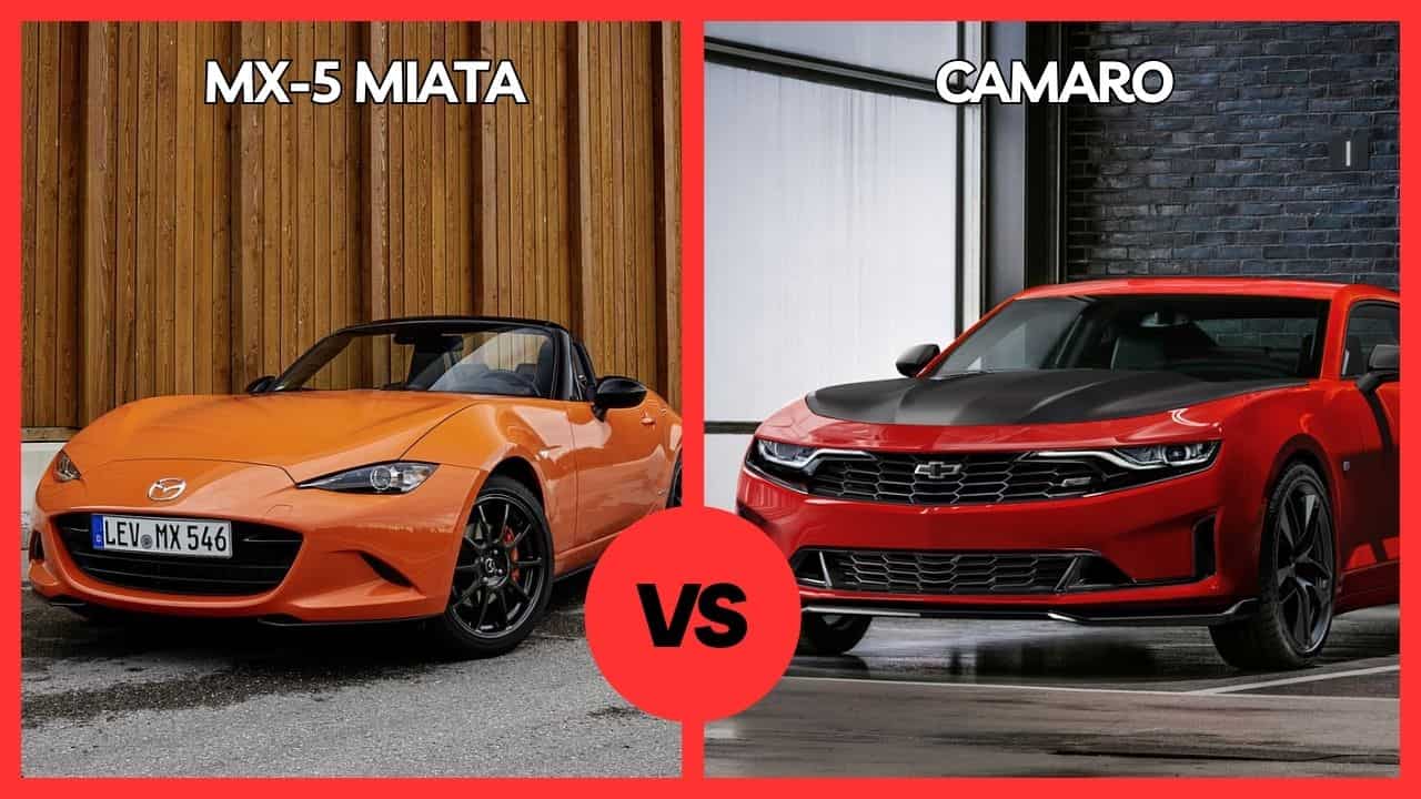 2024 Mazda MX-5 Miata vs Chevrolet Camaro