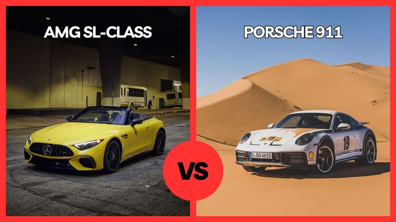 2024 Mercedes-AMG SL-class vs Porsche 911