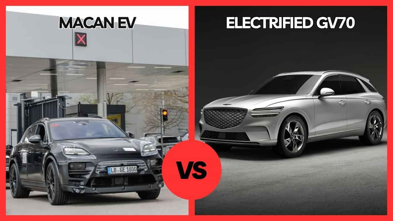 2024 Porsche Macan EV vs Genesis Electrified GV70