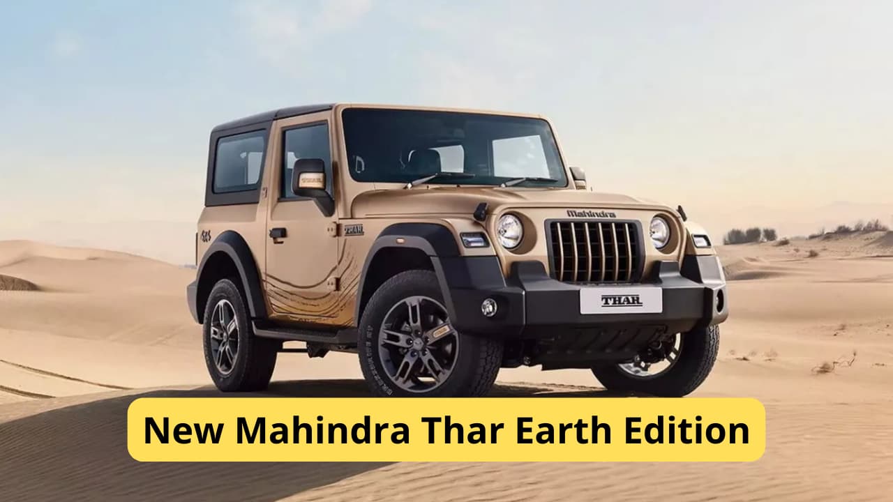 Mahindra Unveils The Thar Earth Edition A Desert Oasis on Wheels
