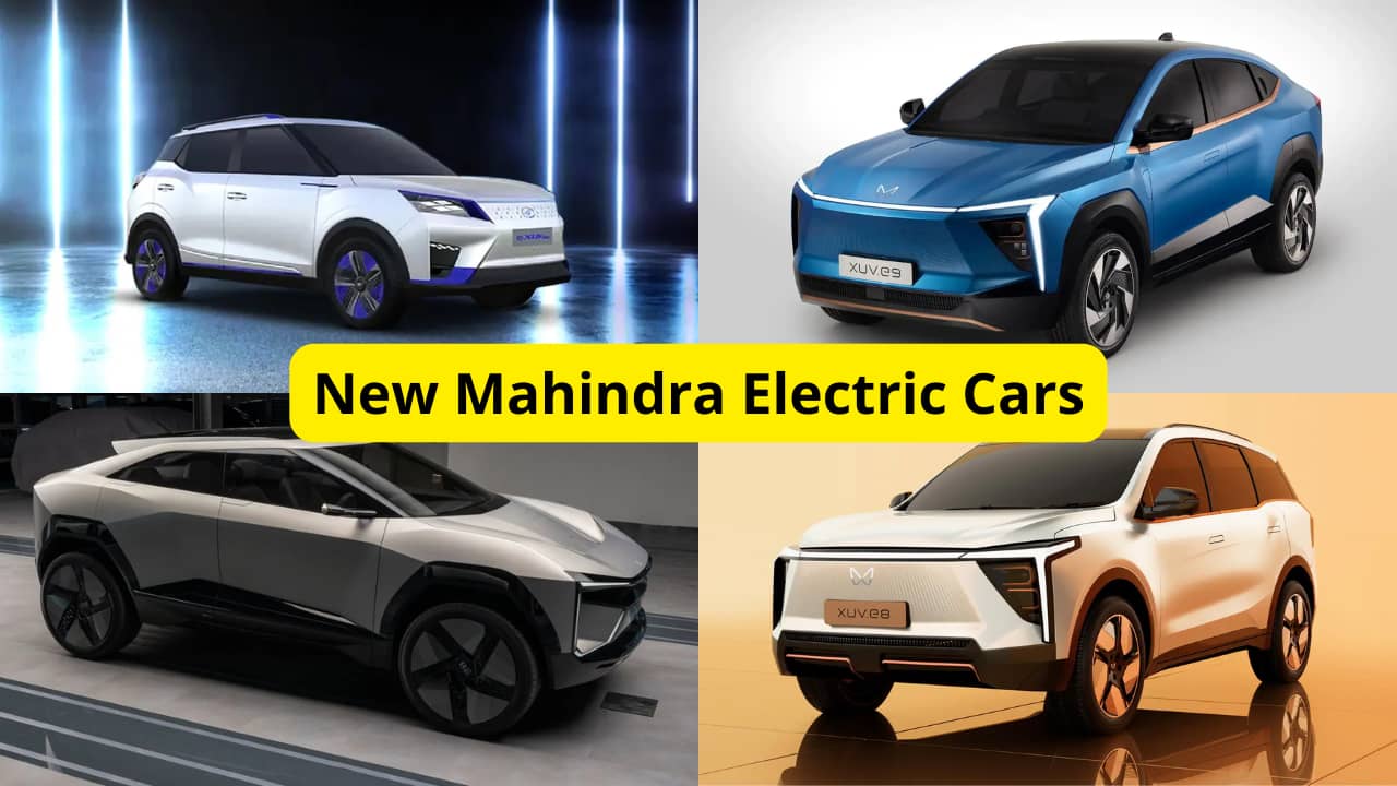 Mahindra To Launch 4 Brand New Electric Cars In India Soon