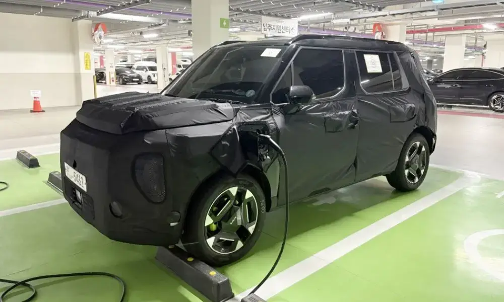 Kia Syros EV Spotted Testing in India for the First Time