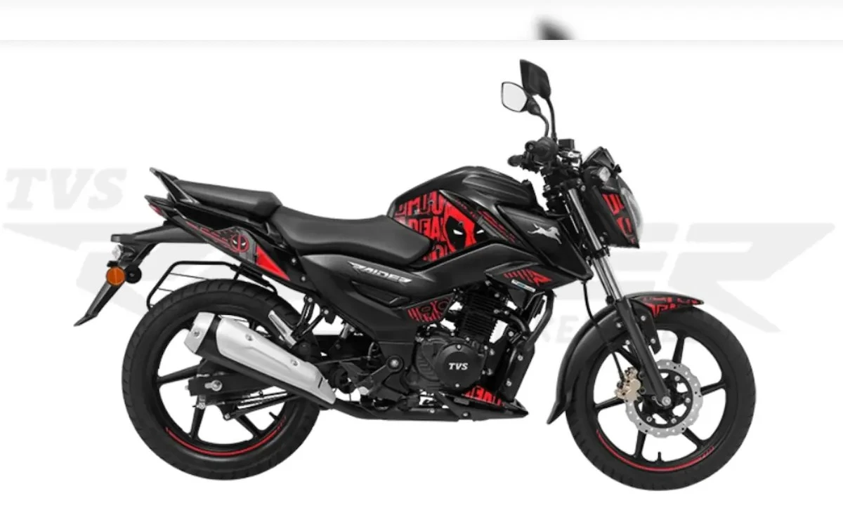 TVS Raider Deadpool & Wolverine Editions