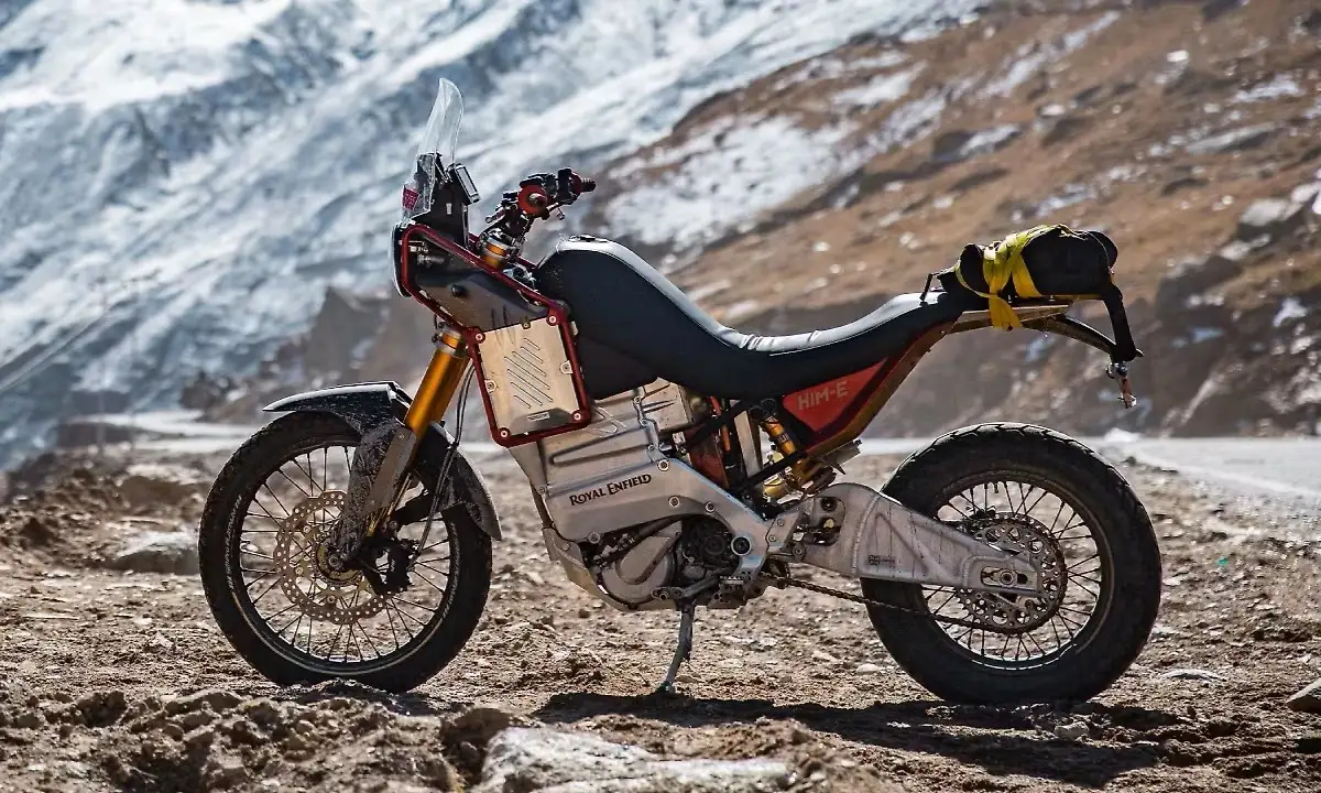Royal Enfield's All-Electric Himalayan Spotted