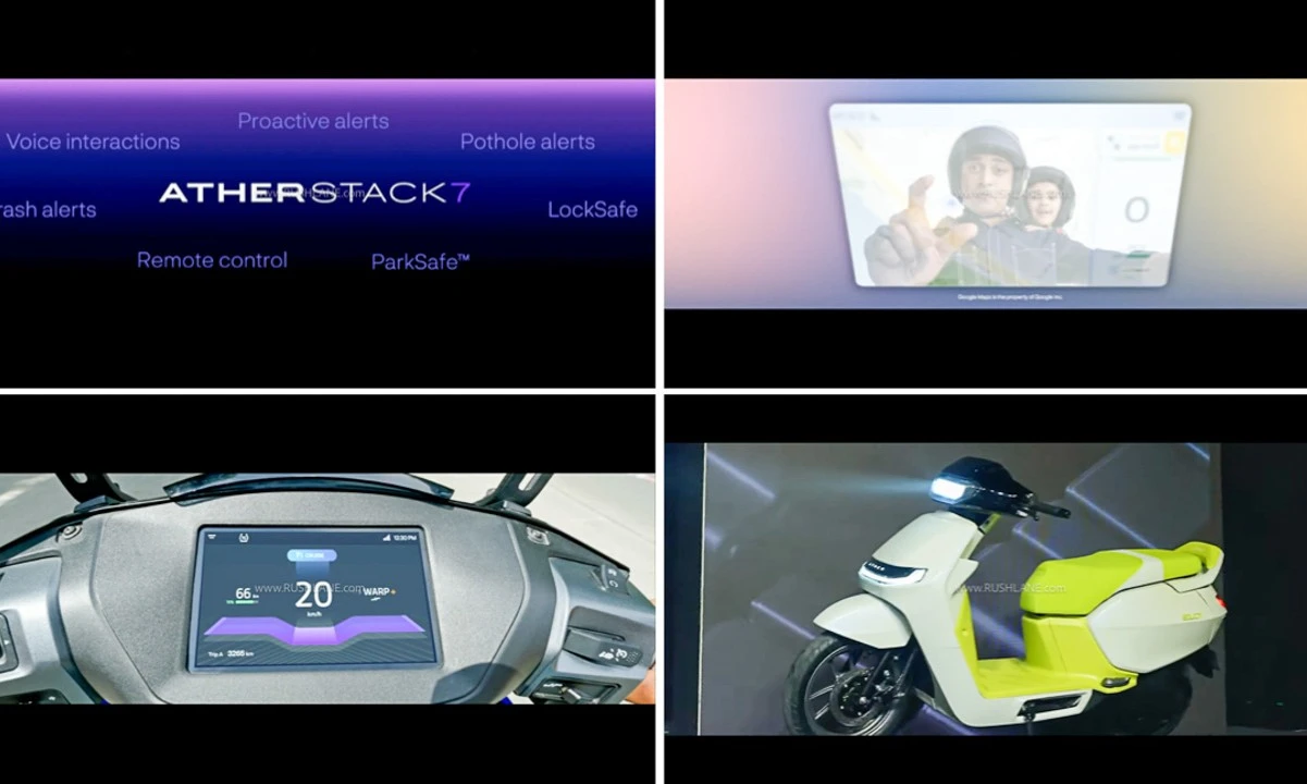 Ather Rizta Z Gets Touchscreen Dashboard With Free OTA Update
