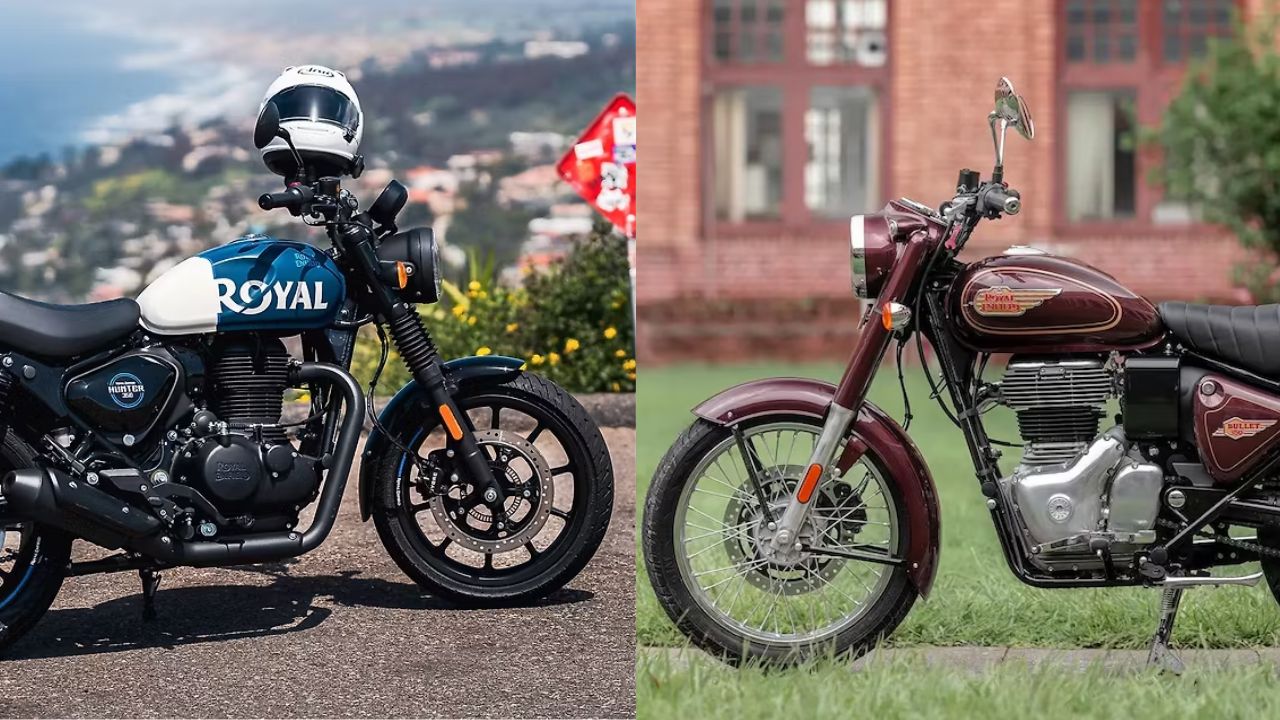 Royal Enfield Hunter 350 VS Royal Enfield Bullet 350
