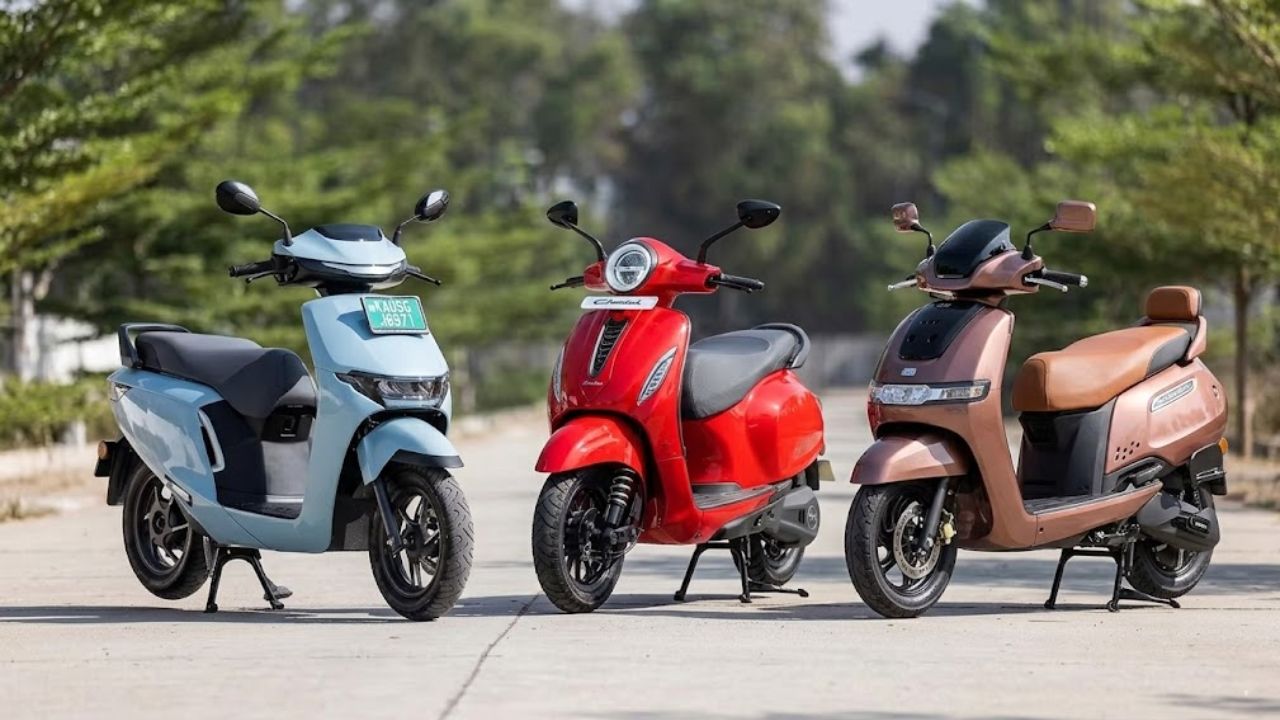 TVS iQube VS Chetak VS Activa electric