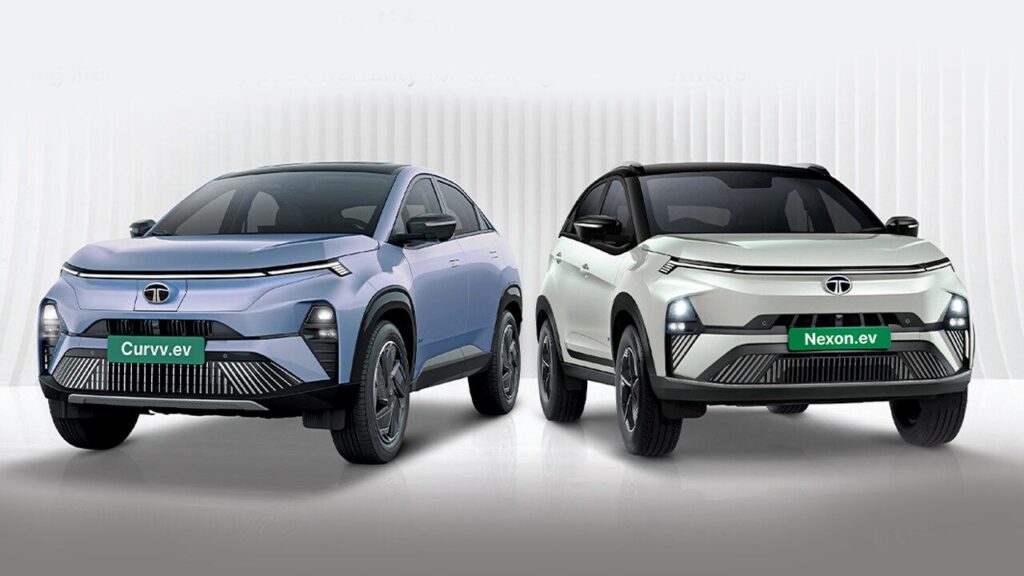 Tata Curvv EV And Nexon EV