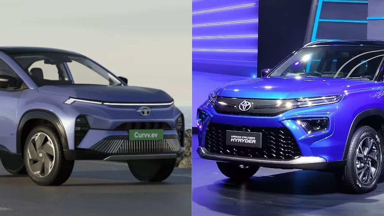 Toyota Hyryder (Hybrid) vs. Tata Curvv.ev